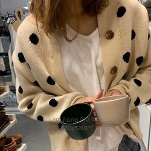 Cute Polka Dot Cadigan